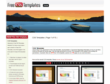 Tablet Screenshot of free-css-templates.com